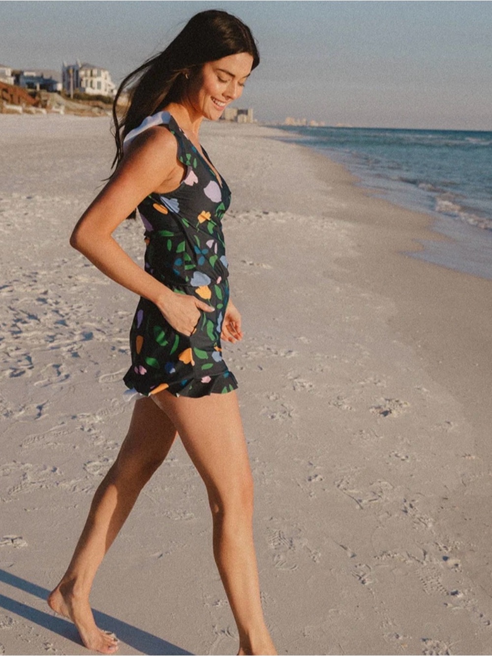 Women’s honeymark ginger swim romper